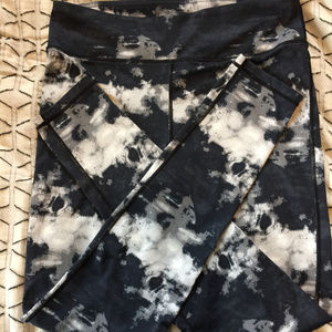 Navy & White Yoga Leggings